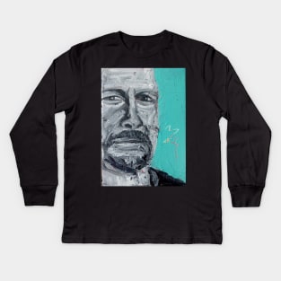 Steve Austin Kids Long Sleeve T-Shirt